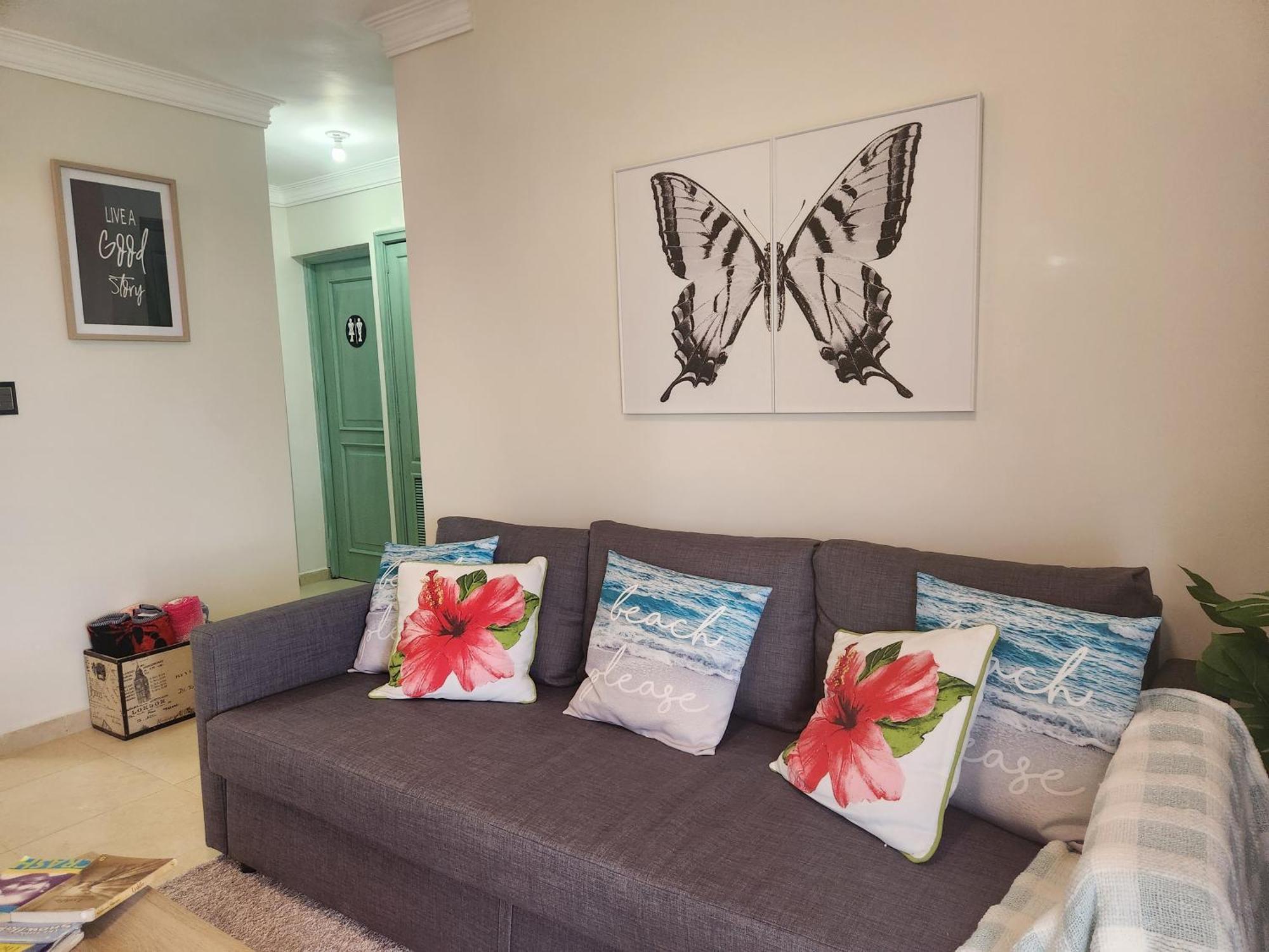 Casita Linda Larimar - 2Br Apartment With Rooftop, Bay Views, Fast Wifi, Near Beach In Barahona Exterior photo